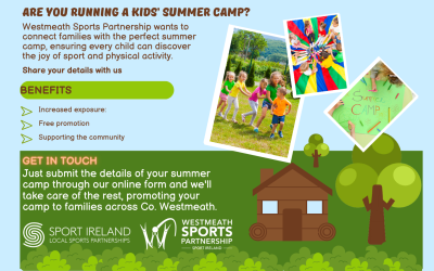 WEstemath Sports partnership is promoting summer camps all across Co.Westmeath